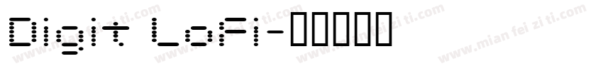 Digit LoFi字体转换